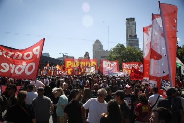 Foto de La Izquierda se moviliz� contra la intervenci�n de Estados Unidos en Venezuela