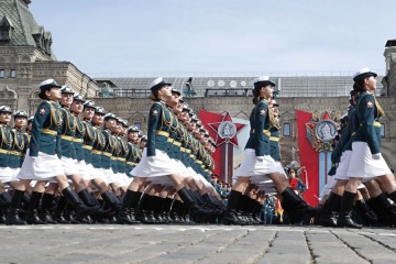 Foto de Rusia celebr� el D�a de la Victoria en la Segunda Guerra Mundial con un desfile en Mosc�