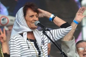 Foto de Muri� Taty Almeida, hist�rica referente de Madres de Plaza de Mayo