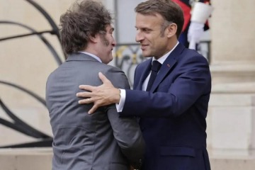 Foto de Milei y Macron avanzan en la consolidacin de lazos bilaterales que tendran como garanta las reservas nucleares de Argentina 