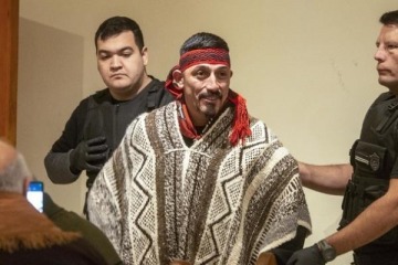 Foto de Facundo Jones Huala fue detenido nuevamente en El Bolsn
