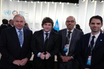 Foto de Milei particip de una cumbre climtica de la ONU pese a su postura anti Agenda 2030