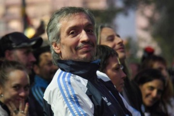 Foto de Mximo Kirchner: Milei deca que la gente tena que votar en defensa propia y la gente lo hizo