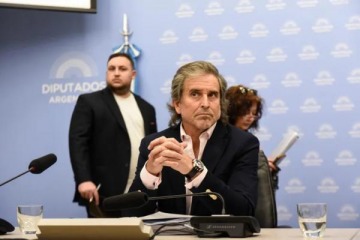Foto de Bertie Benegas Lynch qued oficialmente a cargo de la comisin de Presupuesto tras la renuncia de Espert