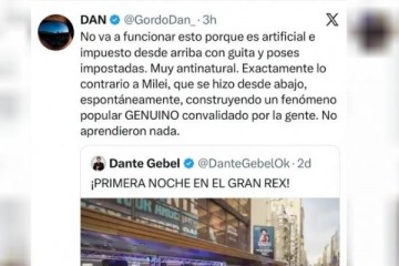 Foto de El Gordo Dan cargó contra una eventual candidatura del pastor Dante Gebel y cuestionó el armado libertario