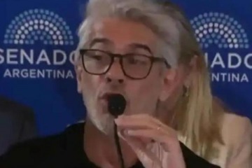 Foto de Pablo Echarri llev� al congreso una dura denuncia contra la reforma laboral de Milei