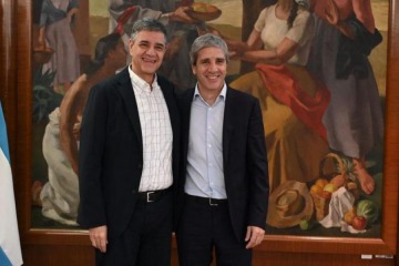 Foto de Luis Caputo recibi� a Jorge Macri luego de que la coparticipaci�n quedara fuera del Presupuesto 2026