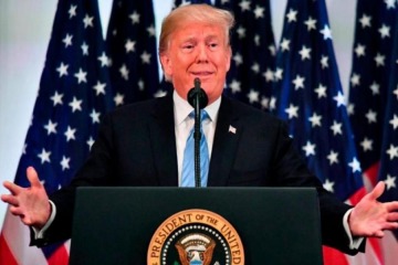 Foto de Trump dej� en suspenso a la prensa al no descartar el uso de la fuerza para avanzar sobre Groenlandia