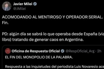 Foto de Milei us� la oficina de respuesta para atacar periodistas y profundiz� la escalada contra la prensa