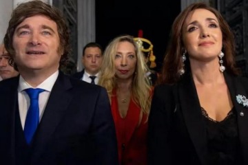 Foto de Interna libertaria en vivo: empujones, desaires y gestos de tensi�n entre Javier Milei, Karina Milei y Victoria Villarruel
