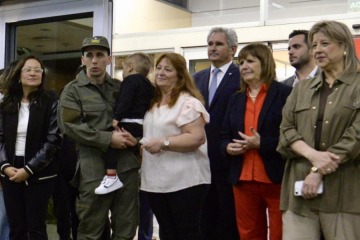 Foto de Contradicci�n: Bullrich celebr� el rescate de Gallo, pero Monteoliva admiti� que el Gobierno no fue responsable