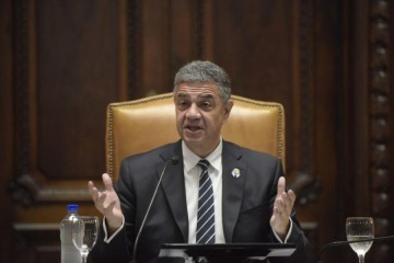 Foto de En la apertura de sesiones porte�as, Jorge Macri renov� su reclam� a Milei por la deuda de coparticipaci�n 