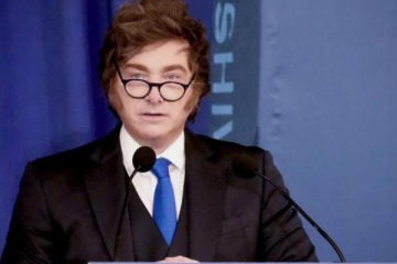 Foto de Milei desat� otra interna empresaria en Nueva York y tild� de �prebendarios� a Rocca y Madanes