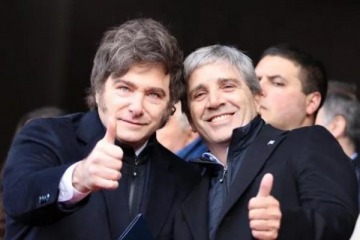 Foto de Javier Milei asever� que la inflaci�n mayorista "est� bajando" y halag� a Caputo: "El mejor ministro de Econom�a de la historia"