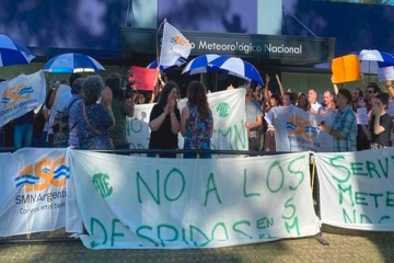 Foto de El SMN levant� el paro tras la declaraci�n de ilegalidad del Gobierno