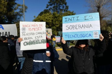 Foto de El Gobierno militarizó el INTI para restringir el ingreso de empresarios que apoyan el reclamo del organismo
