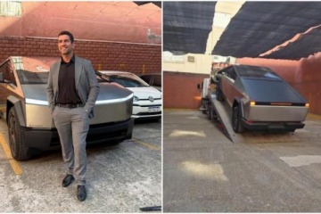 Foto de Pese a la opulencia del automotor, se llevaron en gr�a el Tesla millonario que el diputado libertario llev� al Congreso