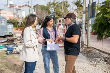 Foto de El Municipio de Lan�s avanza con las obras sobre el corredor Lugones en Remedios de Escalada