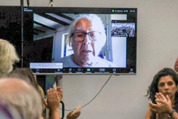 Foto de P�rez Esquivel convoc� a un ayuno en Plaza de Mayo contra las pol�ticas de Milei