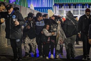 Foto de Ferraresi valor� la pacificidad de la despedida del Indio Solari y agradeci� a las "miles de personas que se acercaron con tanto respeto"