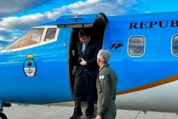 Foto de Javier Milei viaja a C�rdoba para asistir al ejercicio militar conjunto con Estados Unidos
