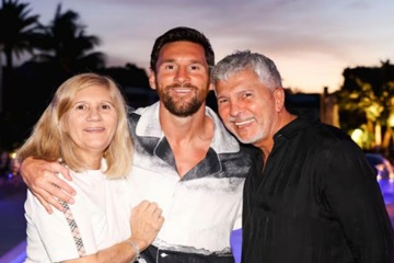 Foto de La familia de Messi desbarat� la enredada teor�a de Feinmannn sobre la noticia falsa que difundi� Luzu 