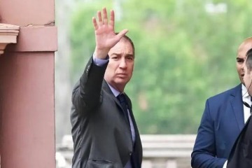 Foto de Santilli, tras ser anunciado como el nuevo jefe de Gabinete: "El liderazgo es de Milei"
