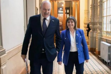 Foto de La reuni�n entre Bullrich y Sturzenegger por el proyecto de inviolabilidad de la propiedad privada