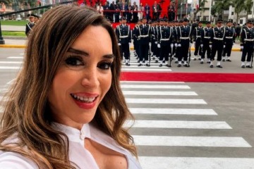 Foto de La ins�lita explicaci�n de Casa Rosada por la presencia de F�tima Florez junto a Javier Milei en Per�