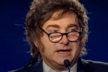 Foto de Javier Milei: "Deber�a ser reelecto porque cumpl� con todo lo que promet�"
