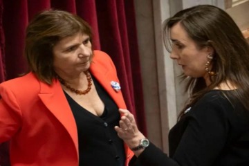 Foto de Bronca de Bullrich con Villarruel por autorizar el voto virtual de Fern�ndez Sagasti