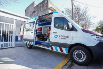 Foto de El Municipio de Lan�s sum� una nueva unidad de traslado cr�tico al sistema de emergencia local