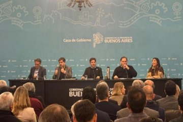 Foto de Kicillof prepara a la Provincia para el �S�per Ni�o� y vuelve a reclamarle a Milei los fondos que Naci�n retiene