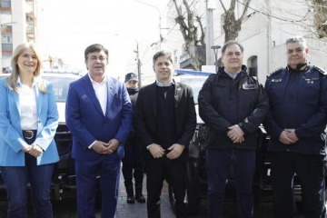 Foto de Kicillof y Espinoza anunciaron inversión en seguridad para La Matanza