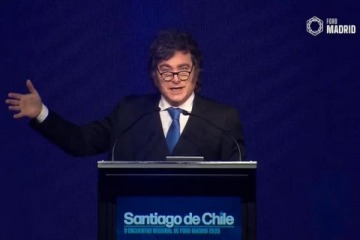  Milei reivindic� el derrocamiento de Allende, critic� a Pedro S�nchez y a Macri en Chile