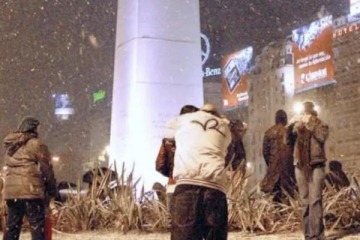 Foto de Fin de semana polar en Buenos Aires: fr�o extremo y una falsa alarma de nieve