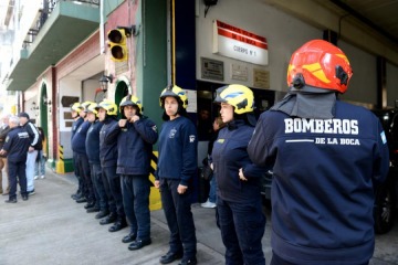Foto de Sirenazo contra Milei: bomberos de todo el pa�s reclaman por fondos adeudados del Gobierno