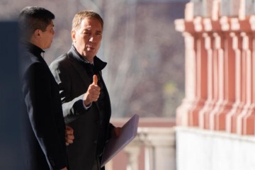 Foto de Santilli recibi� a gobernadores para destrabar el Presupuesto y las PASO