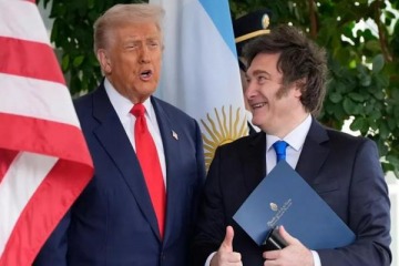 Foto de "Masterclass": Milei alab� el discurso de Trump en la ONU