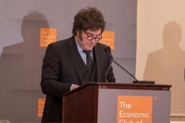 Foto de Milei: "Si somos reelectos, 2028 ser� el mejor a�o econ�mico de la historia de la Argentina"