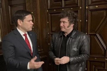 Foto de Milei habl� por tel�fono con Marco Rubio, el canciller de Trump: cu�les fueron los temas de conversaci�n