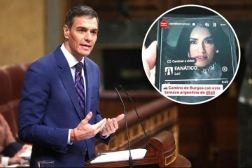 Foto de "Temazo argentino": Pedro S�nchez le respondi� a Milei con "Fan�tico", la canci�n de Lali Esp�sito 