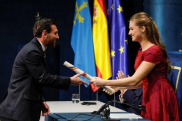 Foto de Messi recibi� el Premio Princesa de Asturias de los Deportes 2026
